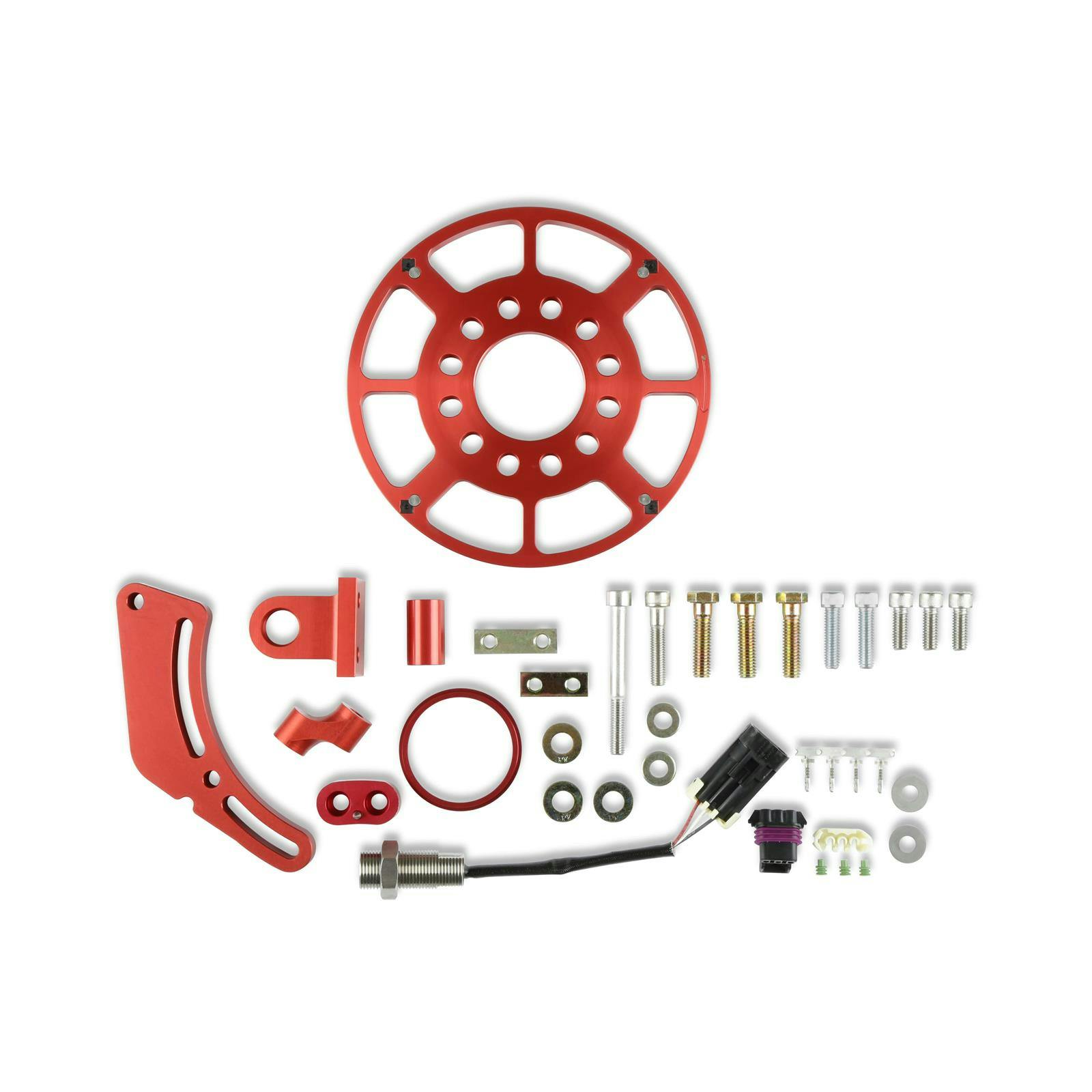 MSD 8619 Crank Trigger Kit, Flying Magnet, LS Gen III/IV, Red