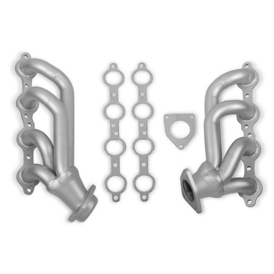Flowtech 91843-1FLT Shorty Headers, 2002-2013 GM Pickup/SUV, 4.8L/5.3L