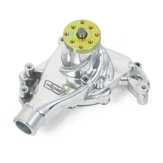 Weiand 9240P Action +Plus Aluminum SBC Long Water Pump, Polished