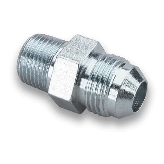 Earls 961603ERL Straight -3 AN Male to 1/8 Inch NPT, Zinc Plated Steel
