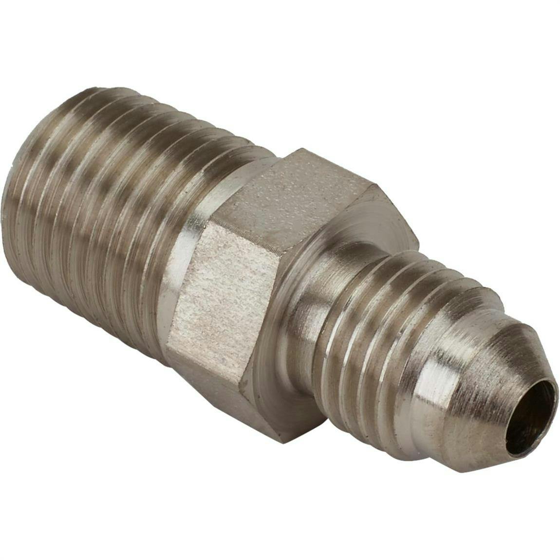 Earls 961644ERL Straight -4 AN Male to 1/4 Inch NPT, Zinc Plated Steel