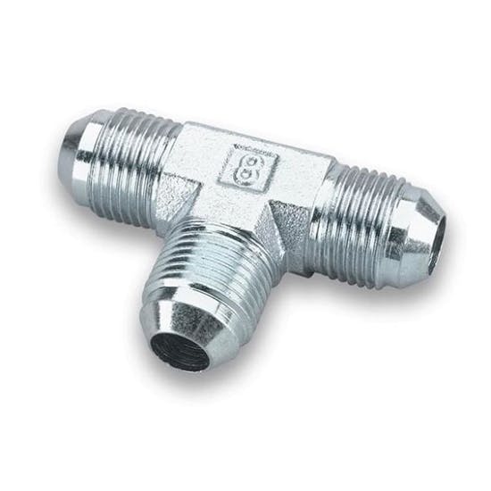 Earls 962403ERL -3 AN Male Tee, Zinc Plated Steel