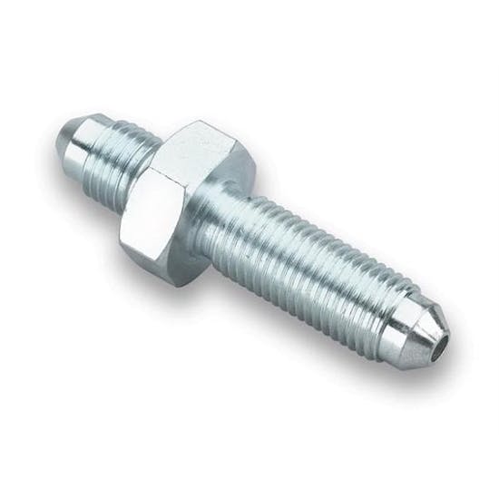 Earls 963203ERL Straight -3 AN Bulkhead Union, Zinc Plated Steel