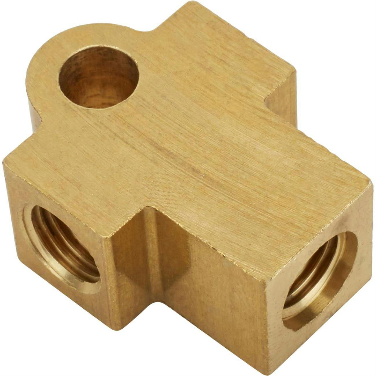 Earls 972050ERL 3/8-24 Inch IF, 1/4 Inch Hole Brake Adapter Tee