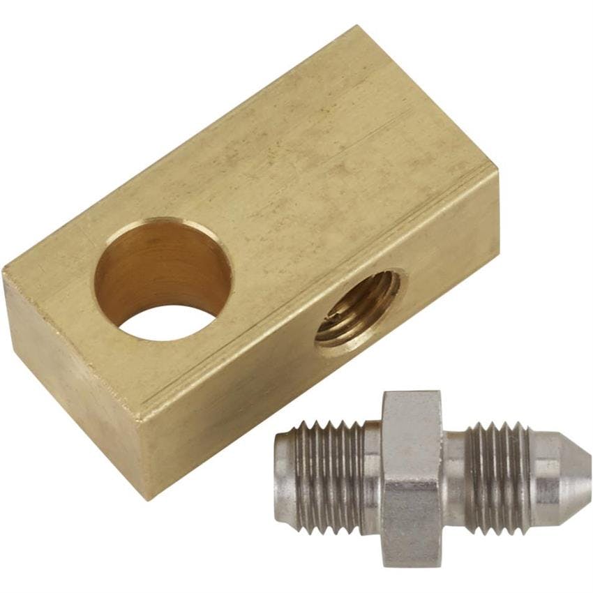 Earls 972054AERL 3/8-24 Inch IF -3 AN Male T Style Brake Line Adapter