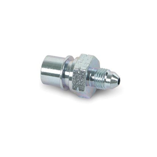 Earls 989534ERL 3AN to 10mmx1.0 Flare Tubing Adapter, Nickel