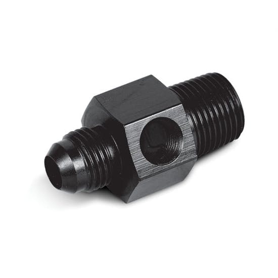 Earls AT100194ERL Fuel Pressure Gauge Adapter -6 Male to 3/8 Inch NPT