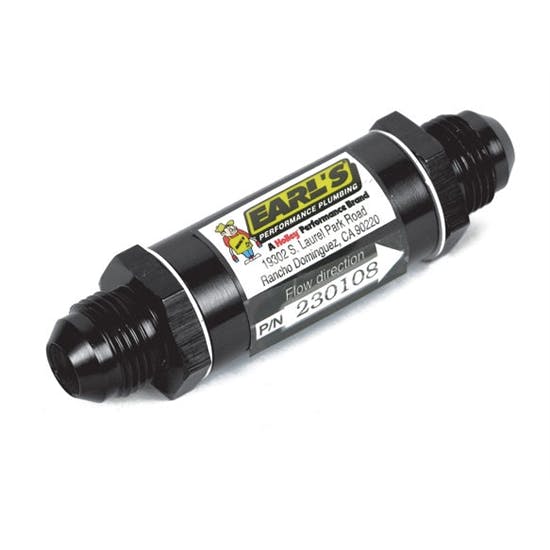 Earls AT230106ERL Ano-Tuff Fuel Filter - 6 AN Male, 35 Mic Elements