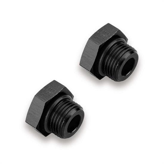 Earls AT581406ERL -6 AN ORB Plug O-Ring Seal Port Fitting, Pair