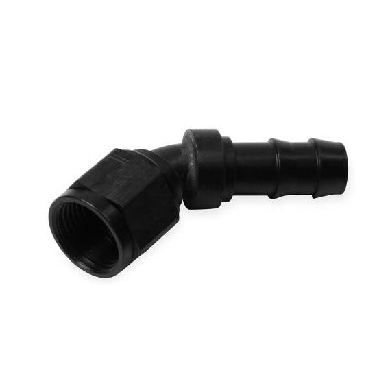 Earls AT704609ERL Super Stock 45 Degree -8 AN Female to 1/2 Inch Barb