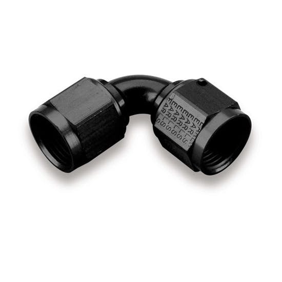 Earls AT935108ERL 90 Degree -8 AN Female to Female Swivel Adapter