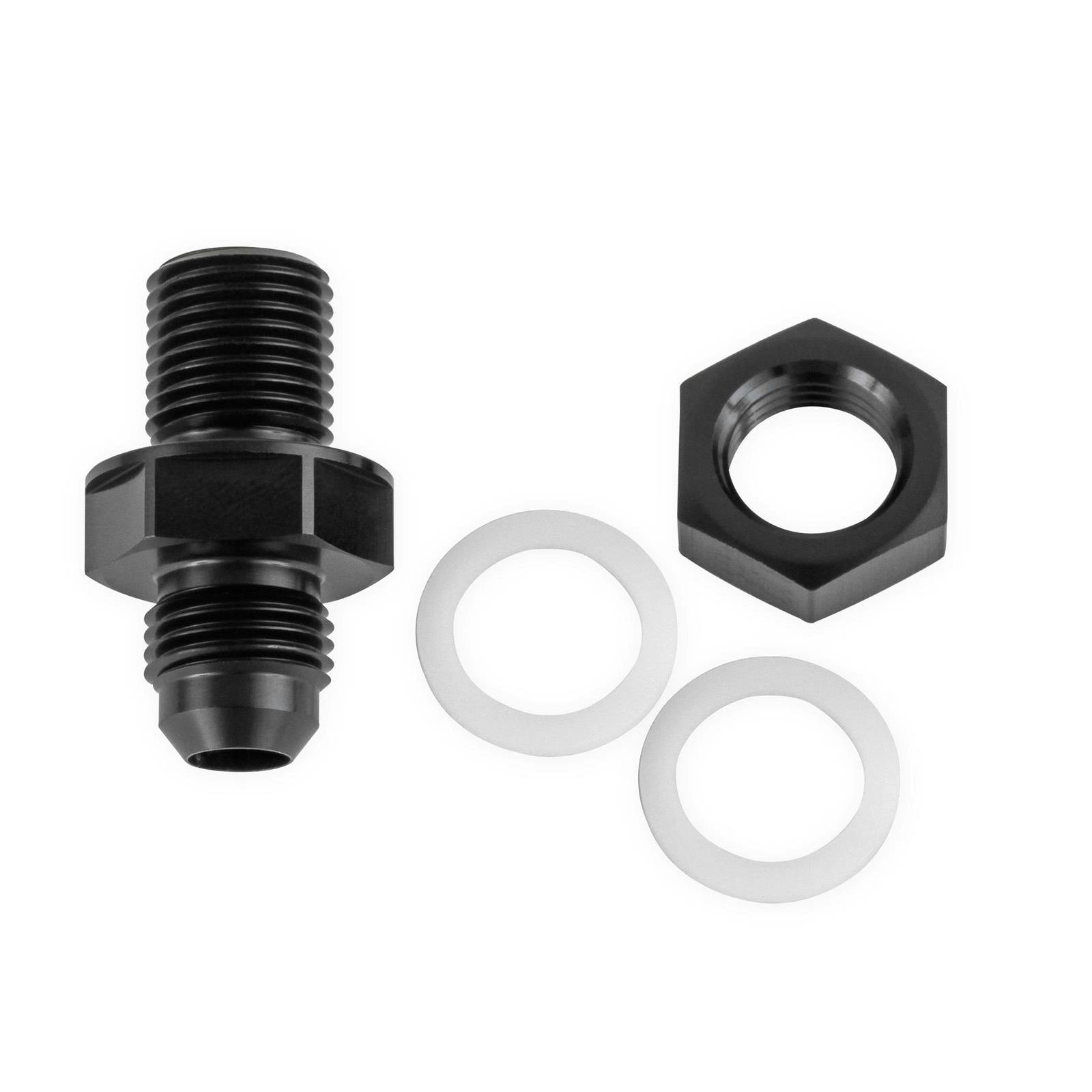 Earls AT983808ERL Fuel Cell Bulkhead Fitting, -8 AN