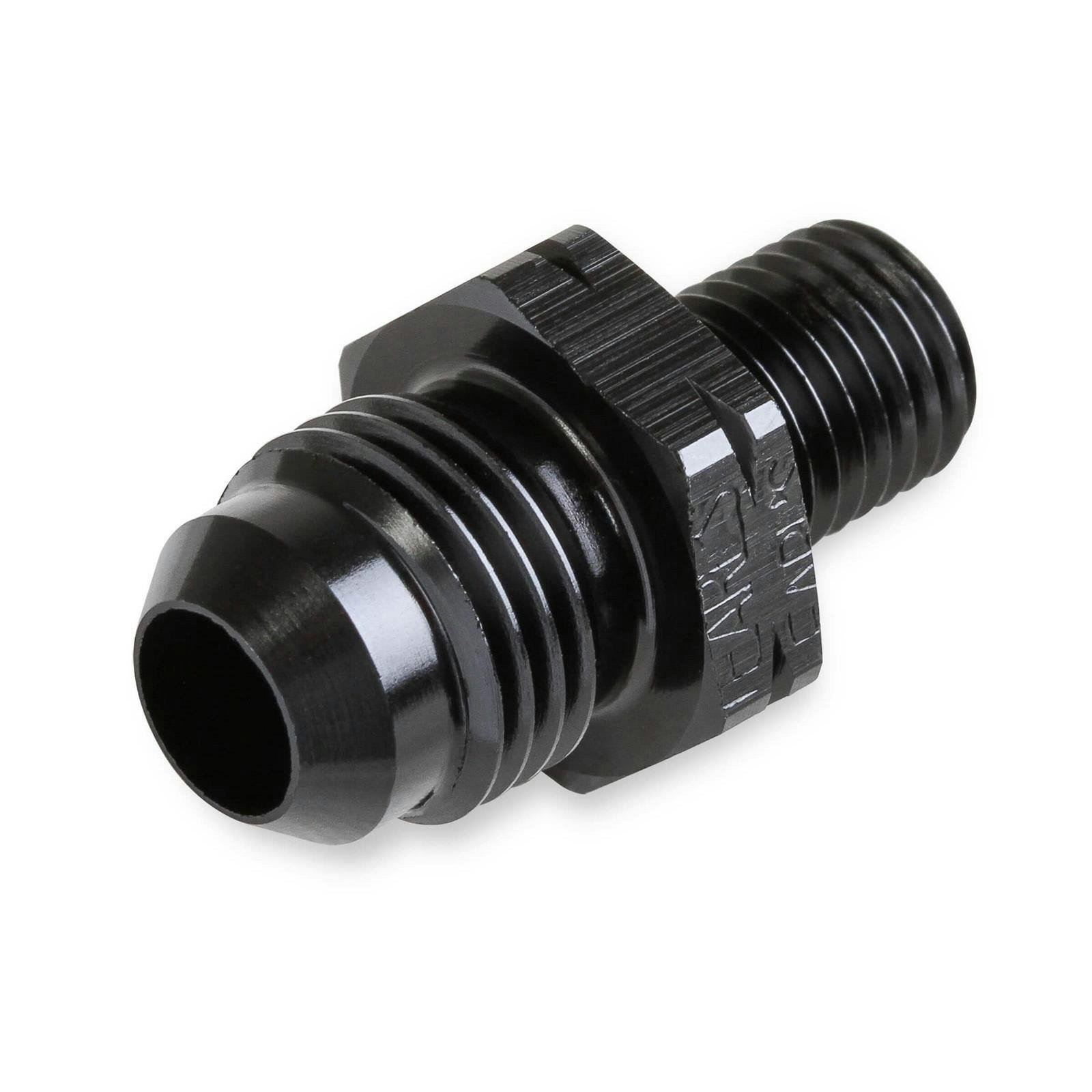 Earls AT9919DFGERL Straight Male AN -6 to 12mm x 1.5, Black