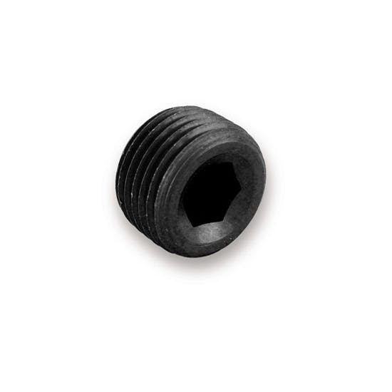 Earls AT993205ERL 1/2 Inch NPT Internal Plug, Hard Anodized Aluminum