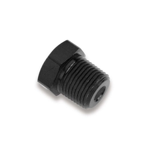 Earls AT993301ERL 1/8 Inch NPT Hex Head Plug, Hard Anodized Aluminum