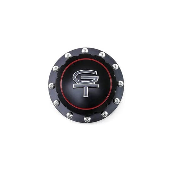 Scott Drake B-9030-GT-BK 64-73 Ford Billet Fuel Cap, Black GT