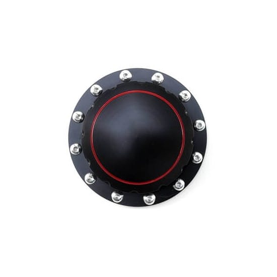 Scott Drake B-9030-P-BK 64-73 Ford Billet Fuel Cap, Black, Plain