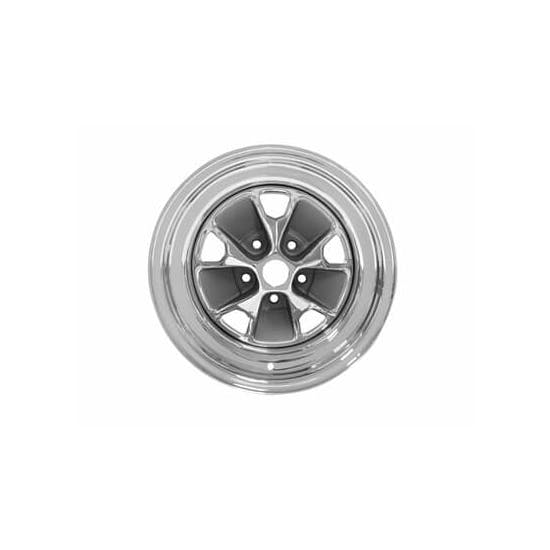 Scott Drake C5ZZ-1007-CR 64-73 Ford 15X7 Steel Wheel, Chrome