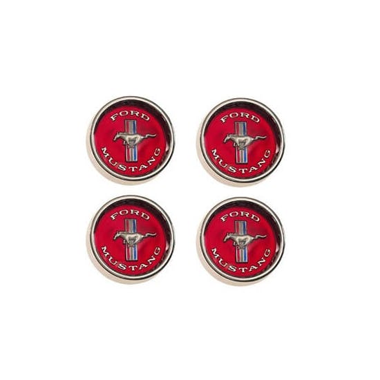 Scott Drake C5ZZ-1130-WR 65-66 Ford Styled Steel Hubcaps, 4 Set