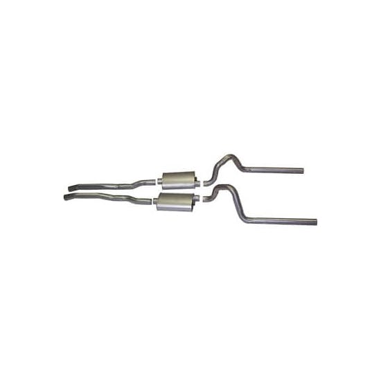 Scott Drake C5ZZ-5257-TTQ 64-69 Ford Exhaust System, 2.25 Inch