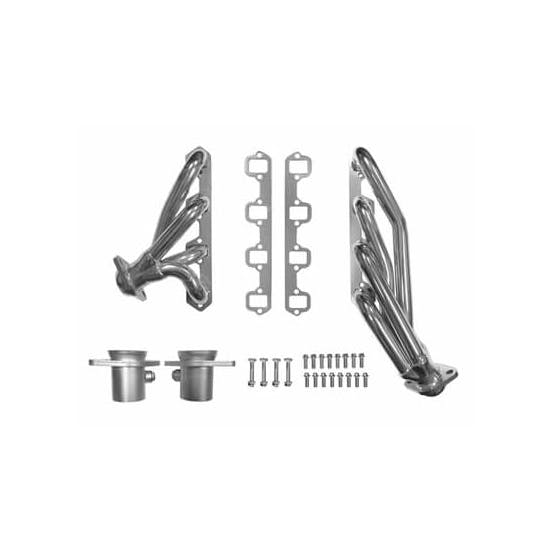 Scott Drake C6TZ-9430-CC-SH 66-77 Bronco Shorty Headers, Ceramic