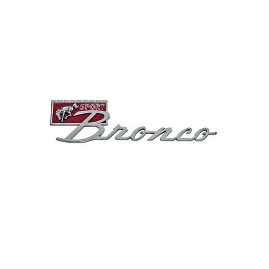 Scott Drake C7TZ-16098-A 67-77 Ford Fender Emblem, Sport