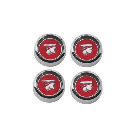 Scott Drake C7WY-1130-RD 67-68 Ford Magnum Hub Cap, Red