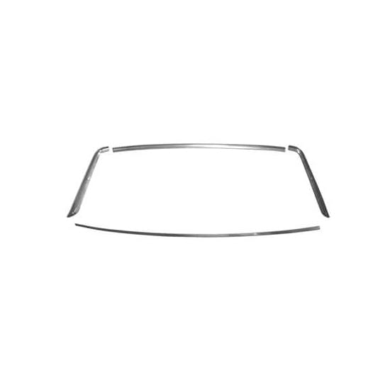 Scott Drake C7ZZ-6542404 67-68 Ford Coupe Rear Window Molding Set