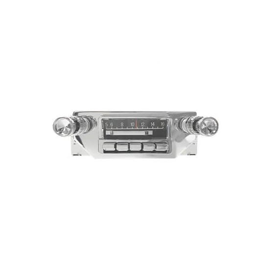 Scott Drake CAM-MS-SBR 64-66 Ford Slidebar Radio W/ Aux Inputs