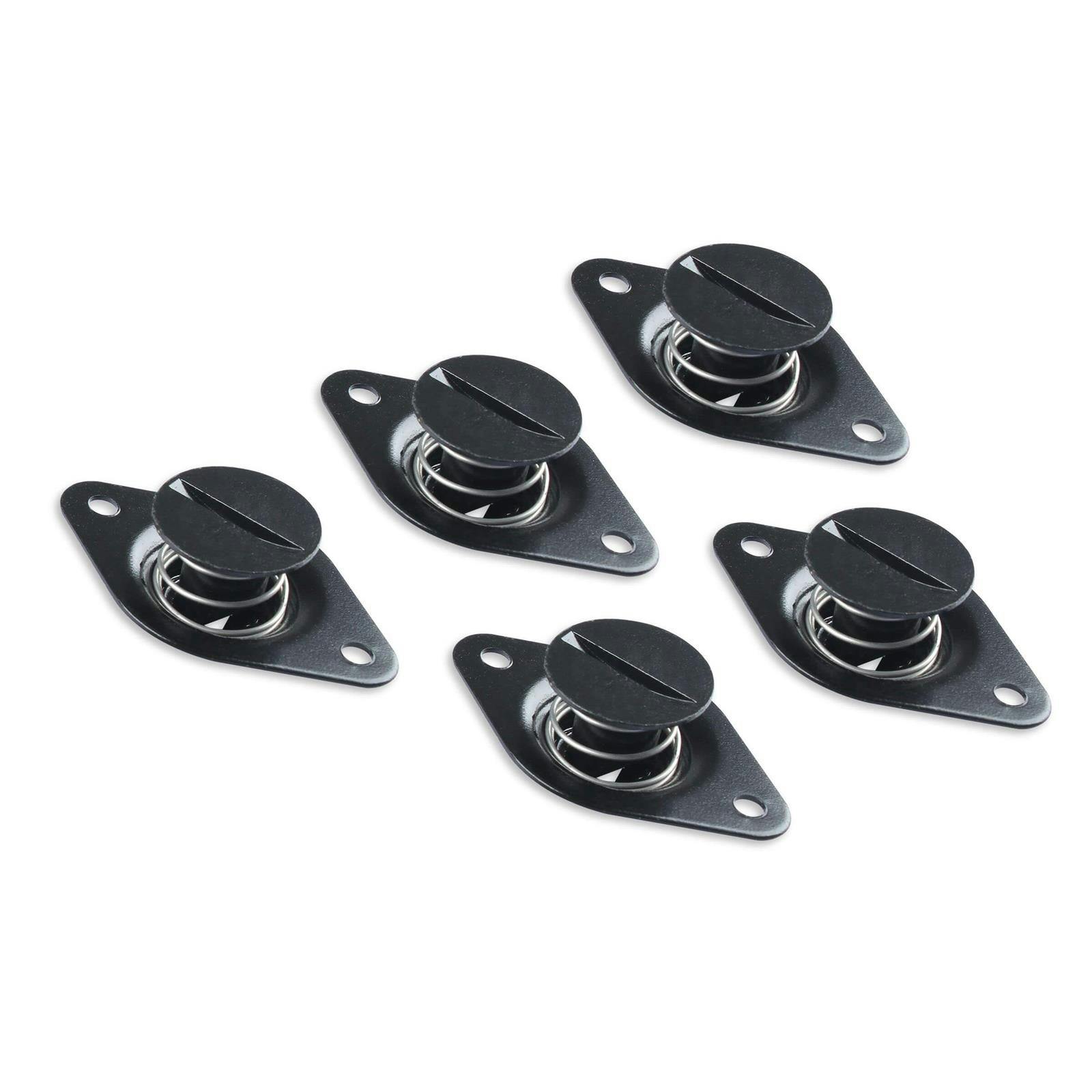 Earls PANE6500BK-ERL Quarter Turn Fasteners, 7/16 Inch, .500