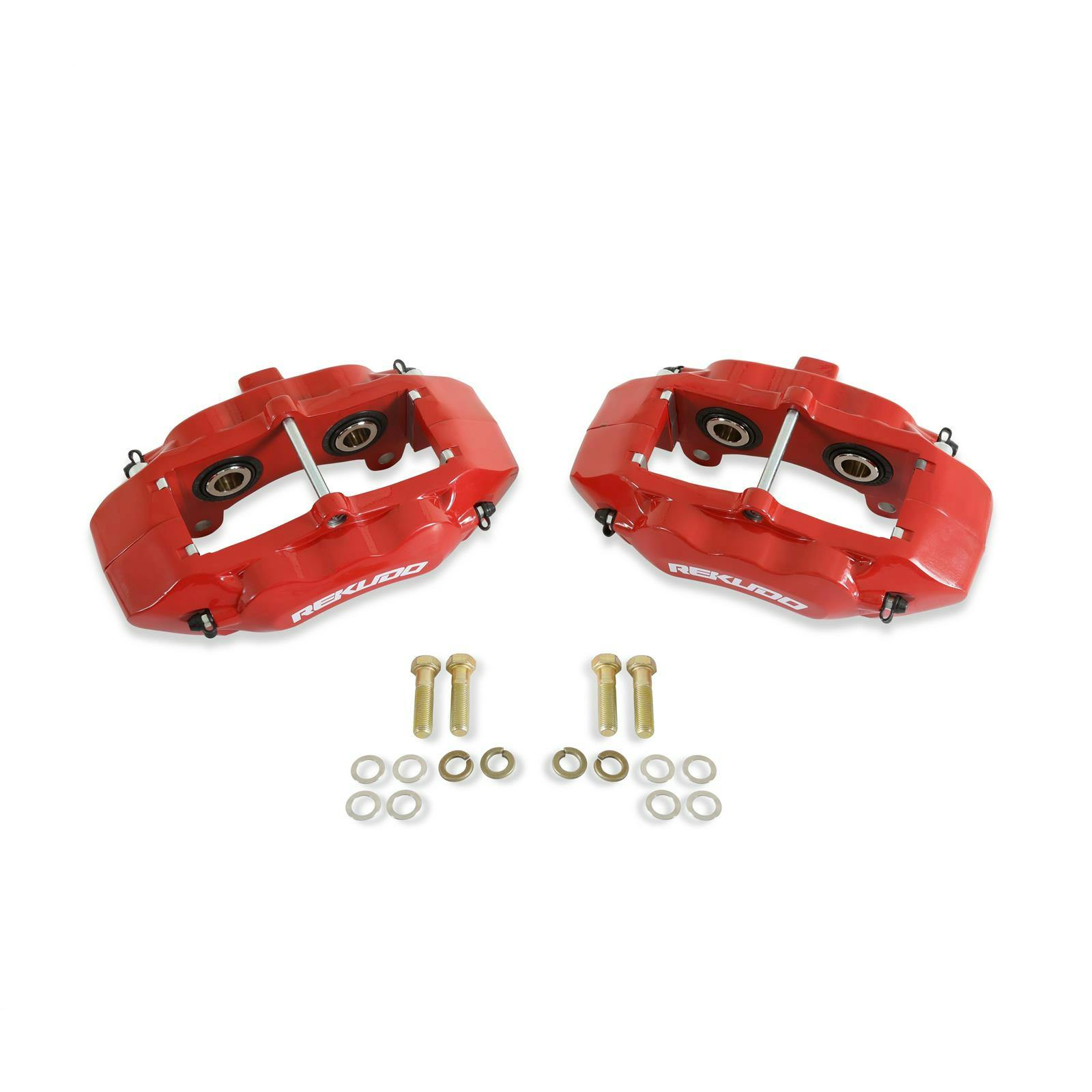 Rekudo RK400-13 JL8 Rear Calipers, 68-81 Camaro/Firebird, Red