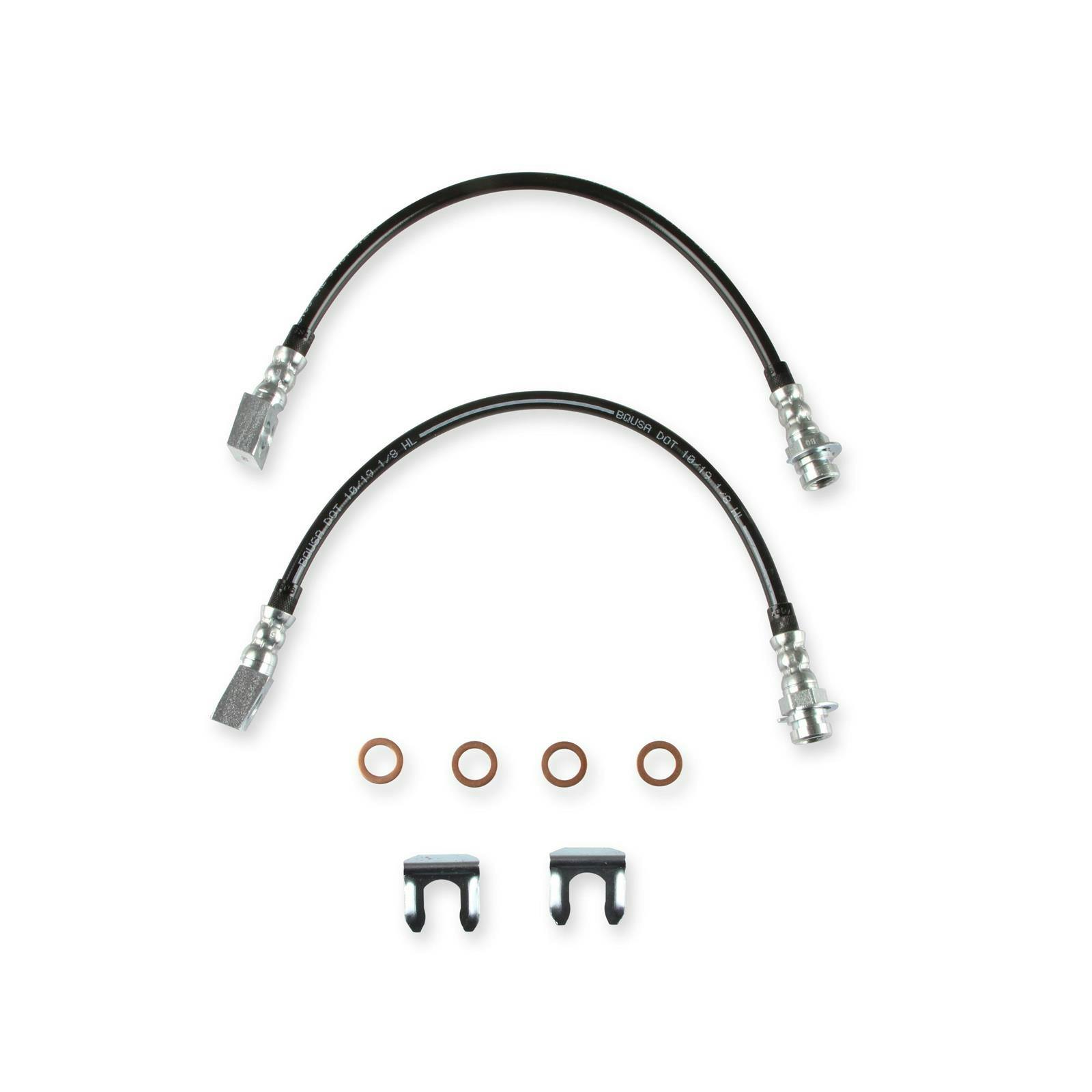 Rekudo RK402-1 JL8 Front Brake Hoses, 1970-81 Camaro/Firebird