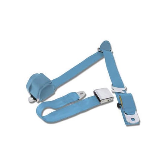 Scott Drake SB-3P-LB 64.5-73 Ford 3-Point Seat Belt, Light Blue
