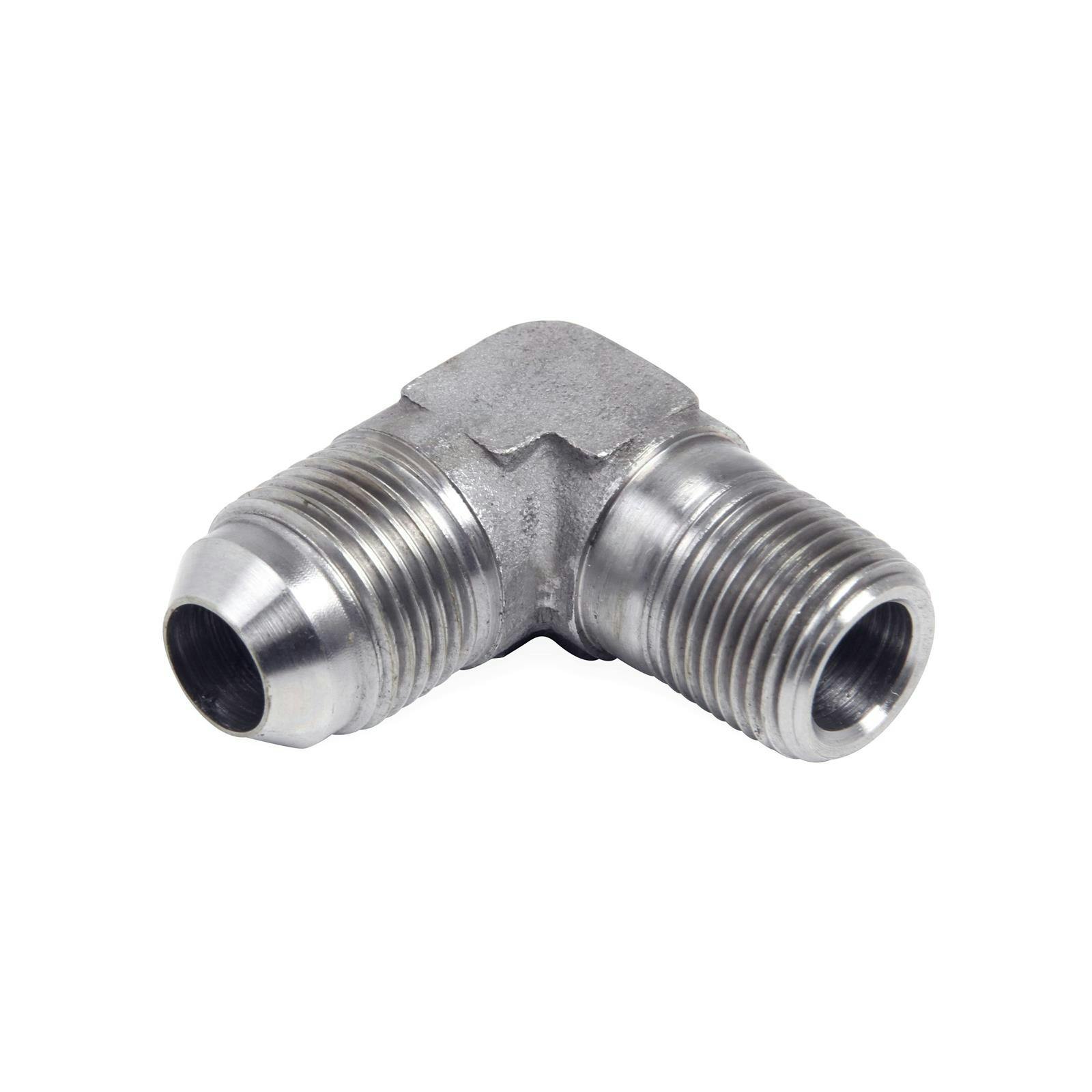 Earls SS982203ERL 90 Degree Elbow, -3 AN Male to 1/8 Inch NPT