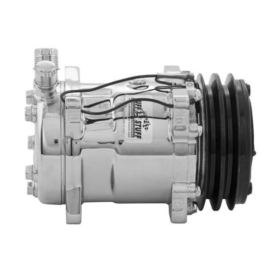 Tuff Stuff 4515NBDP Polished V-Belt AC Compressor