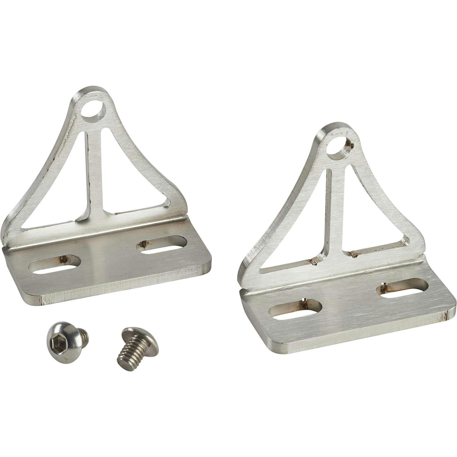 Ididit 2407000015 40's Style Floor Mount Bushed Stainless Steel
