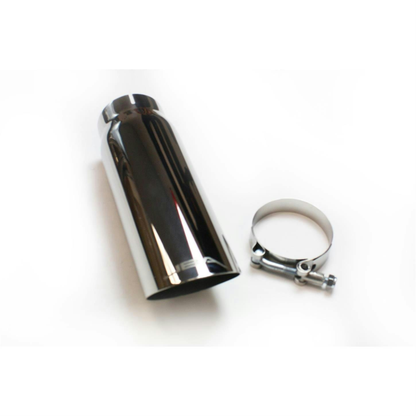 JBA 12-08209 Polished SS Chrome Tip, Clamp on