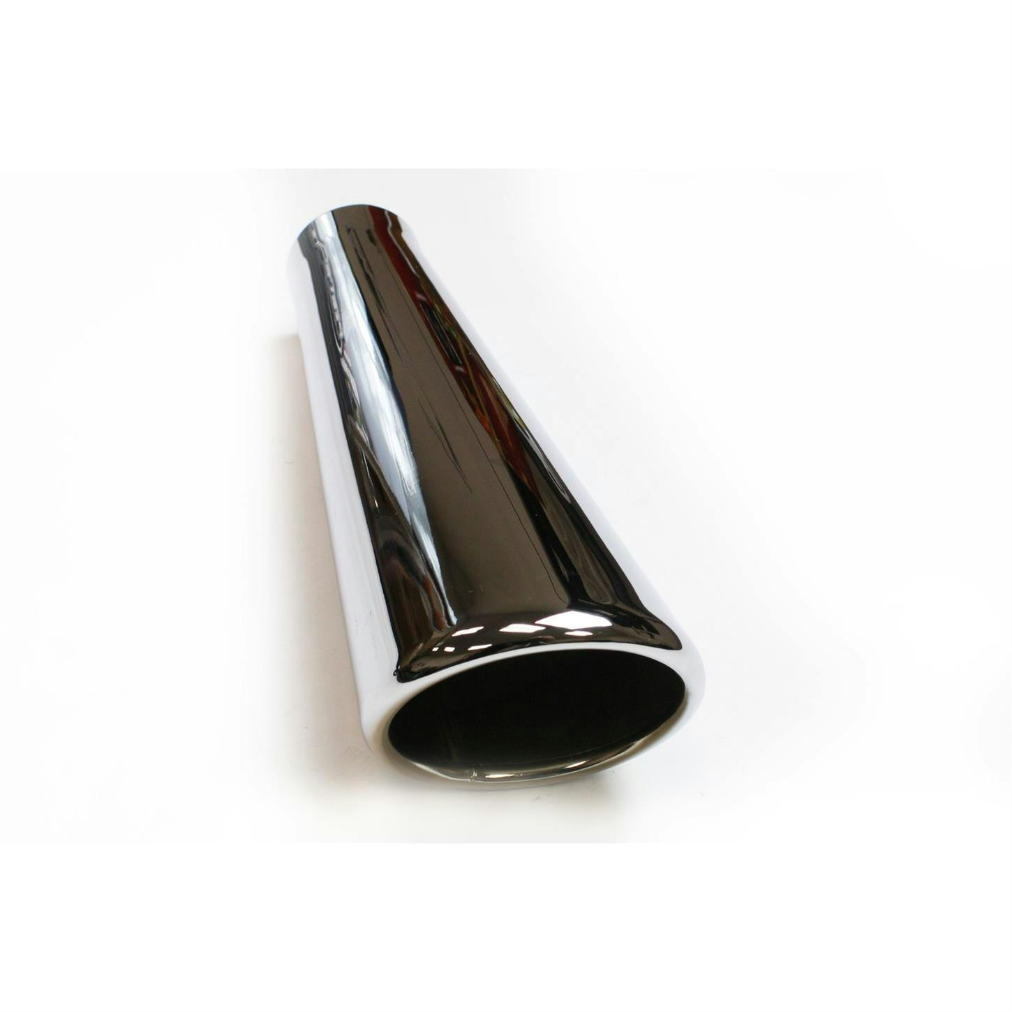 JBA 12-8211 Rolled SS Chrome Trumpet Tip, Weld on
