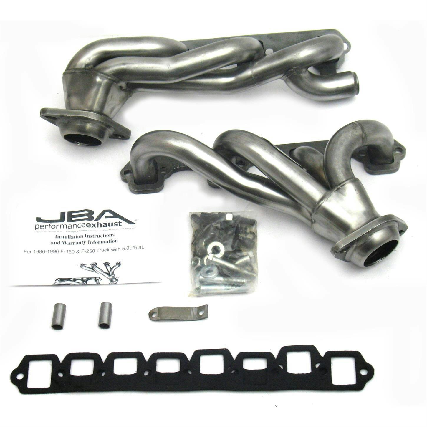 JBA 1628S Shorty Header, SS, 86-96 Ford Truck
