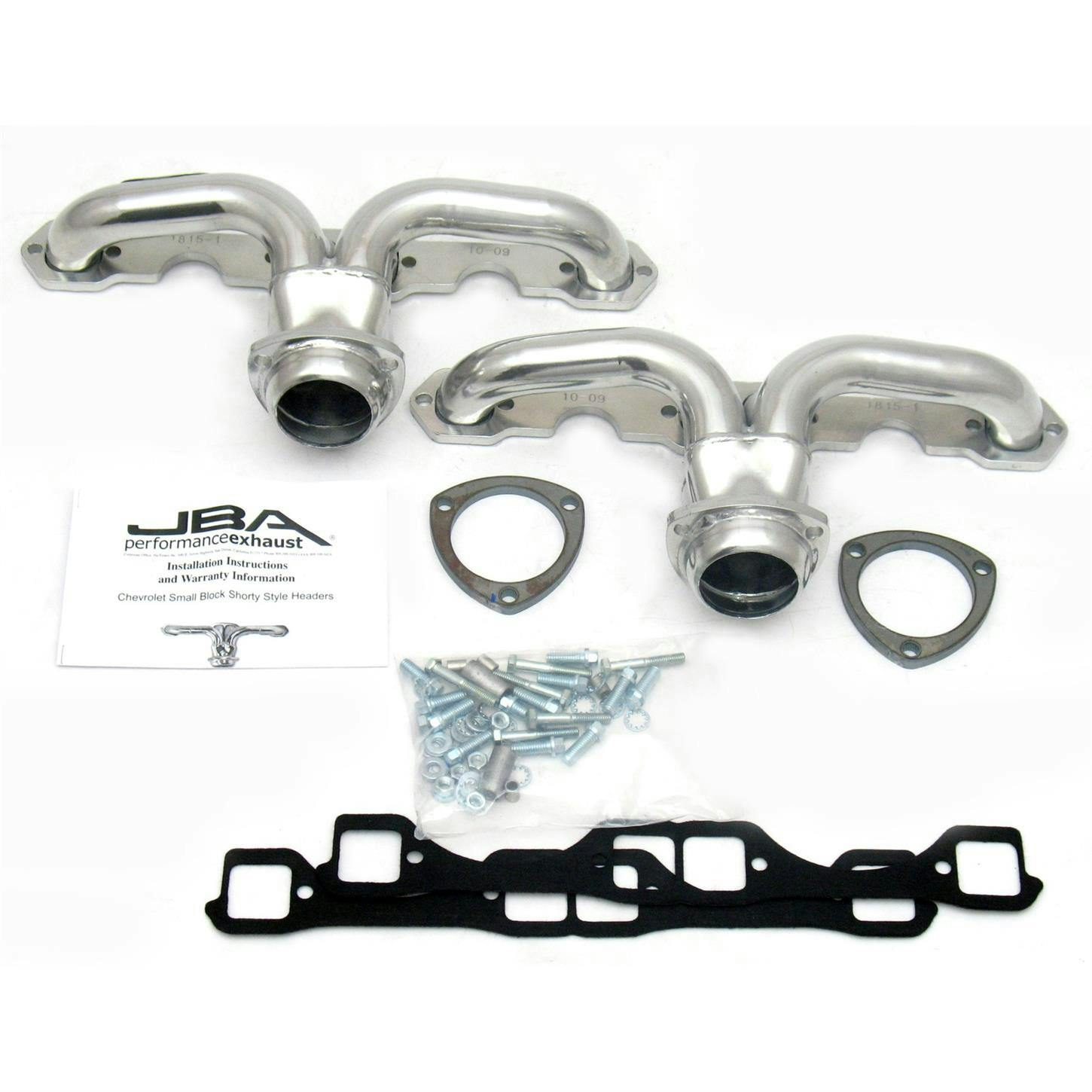 JBA 1815S-1JS Shorty Header, SS, Chevy, SC