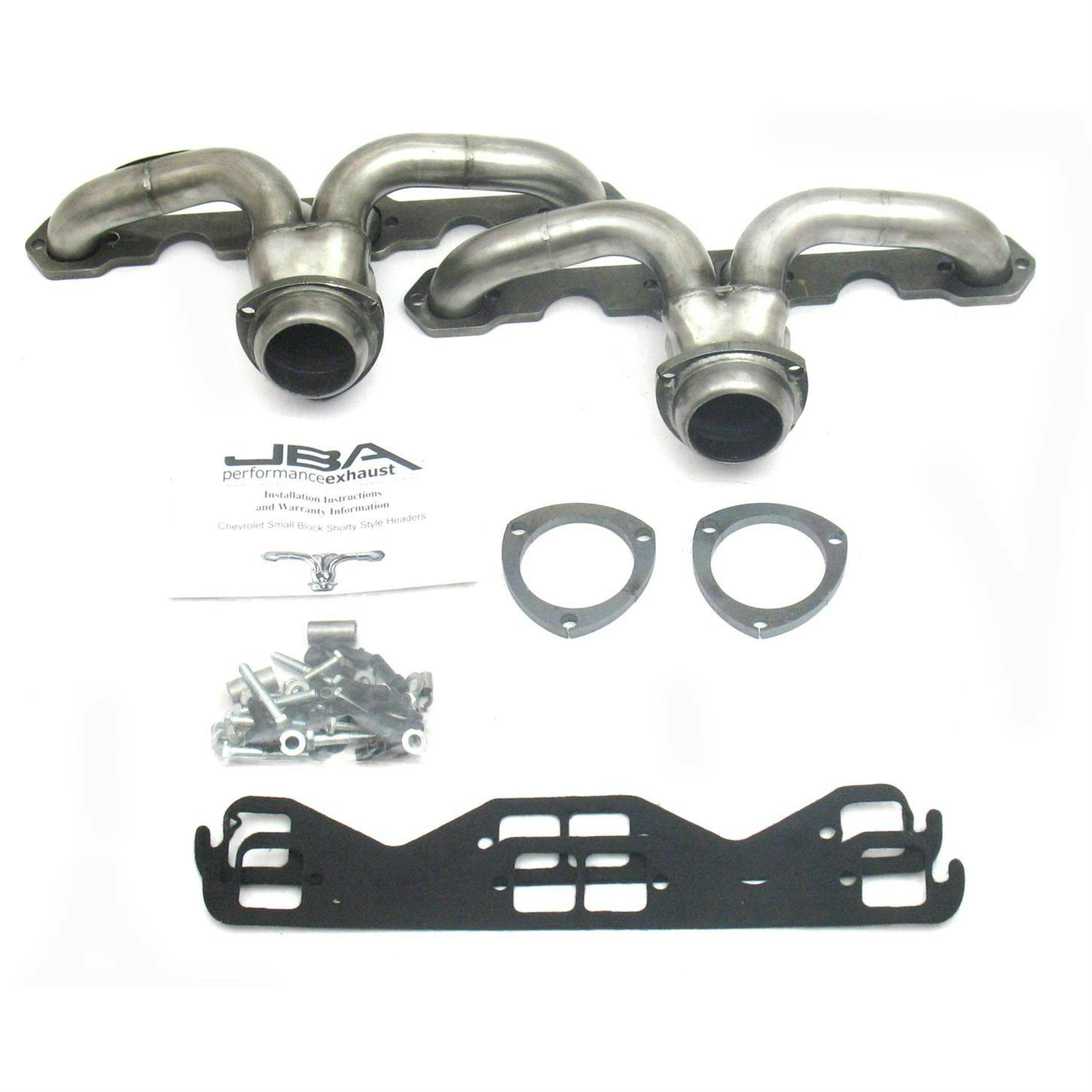 JBA 1815S-1 Shorty Header, SS, Chevy
