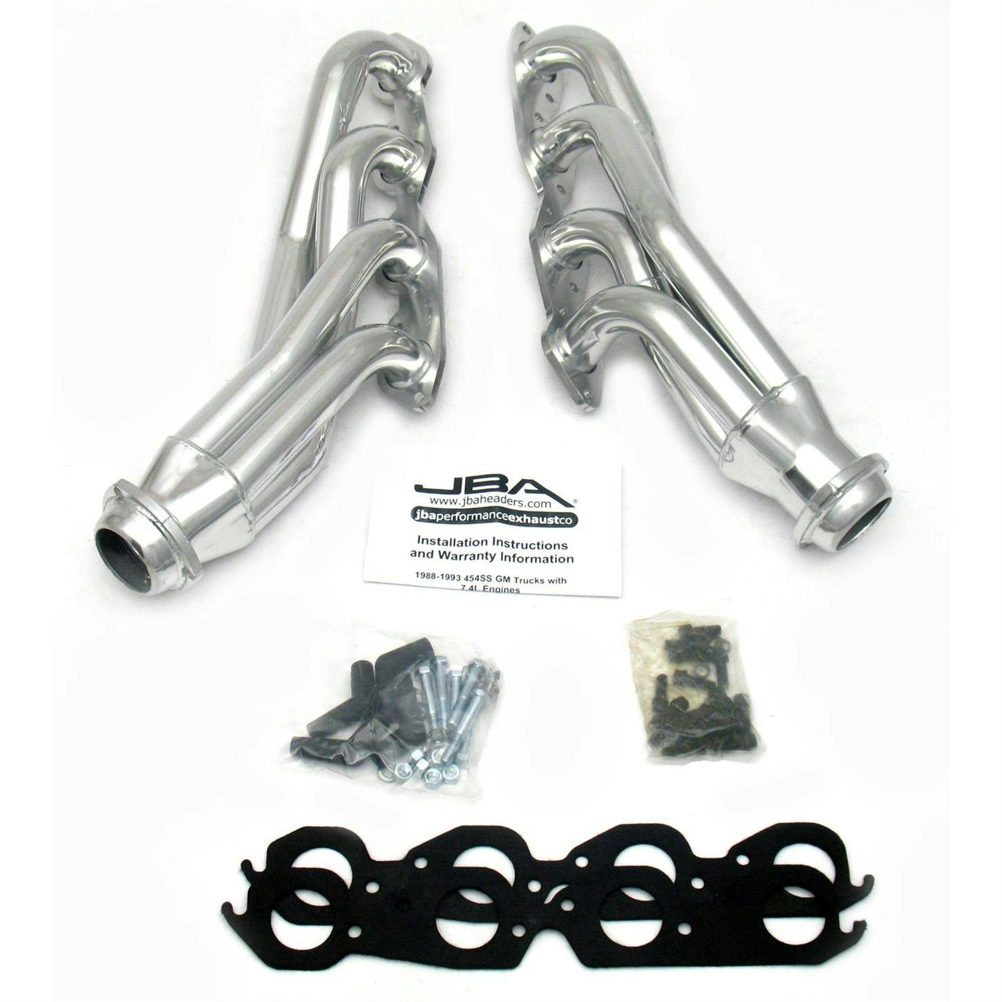 JBA 1822S-3JS Shorty Header, SS, 88-93 GM Truck