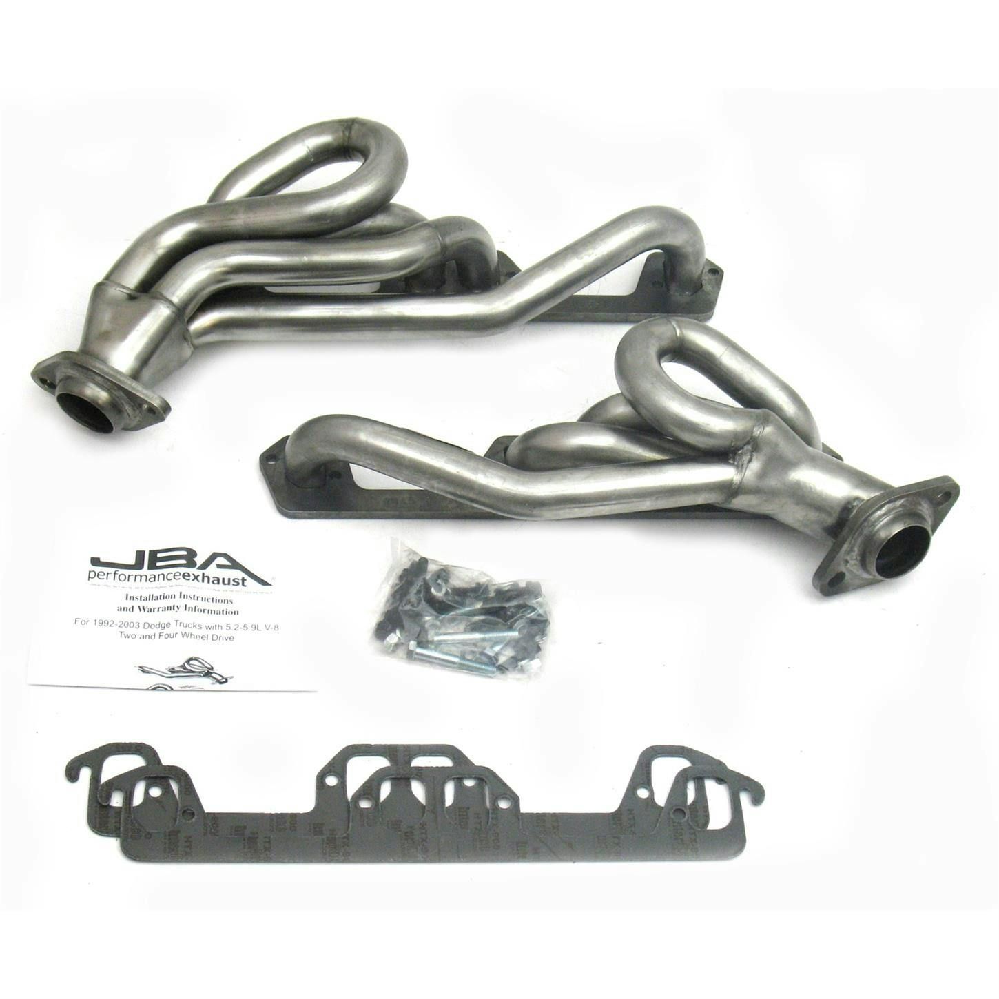 JBA 1945S-1 Shorty Header, SS, 96-02 Dodge