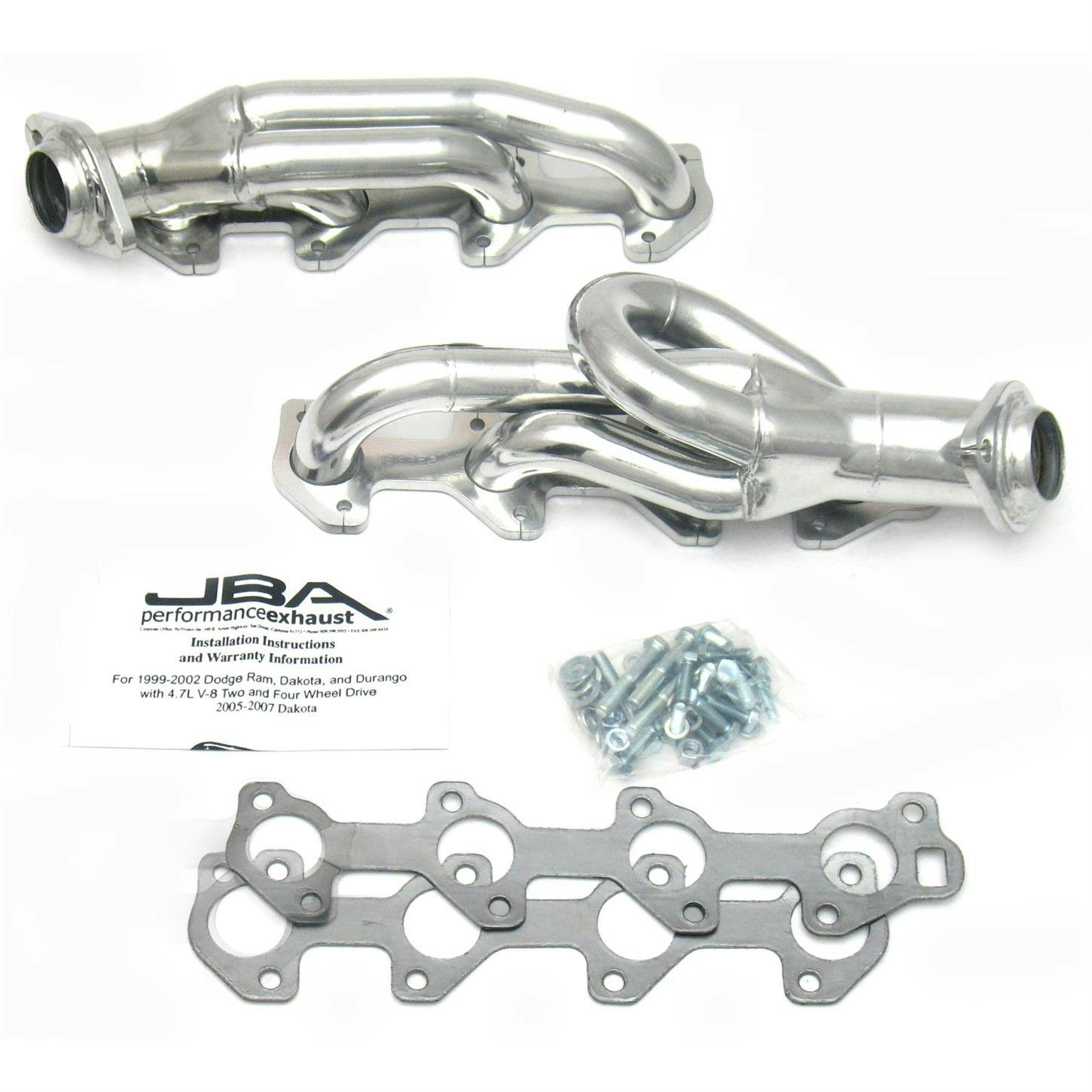 JBA 1949S-2JS Shorty Header, SS, 04-07 Ram/Dakota
