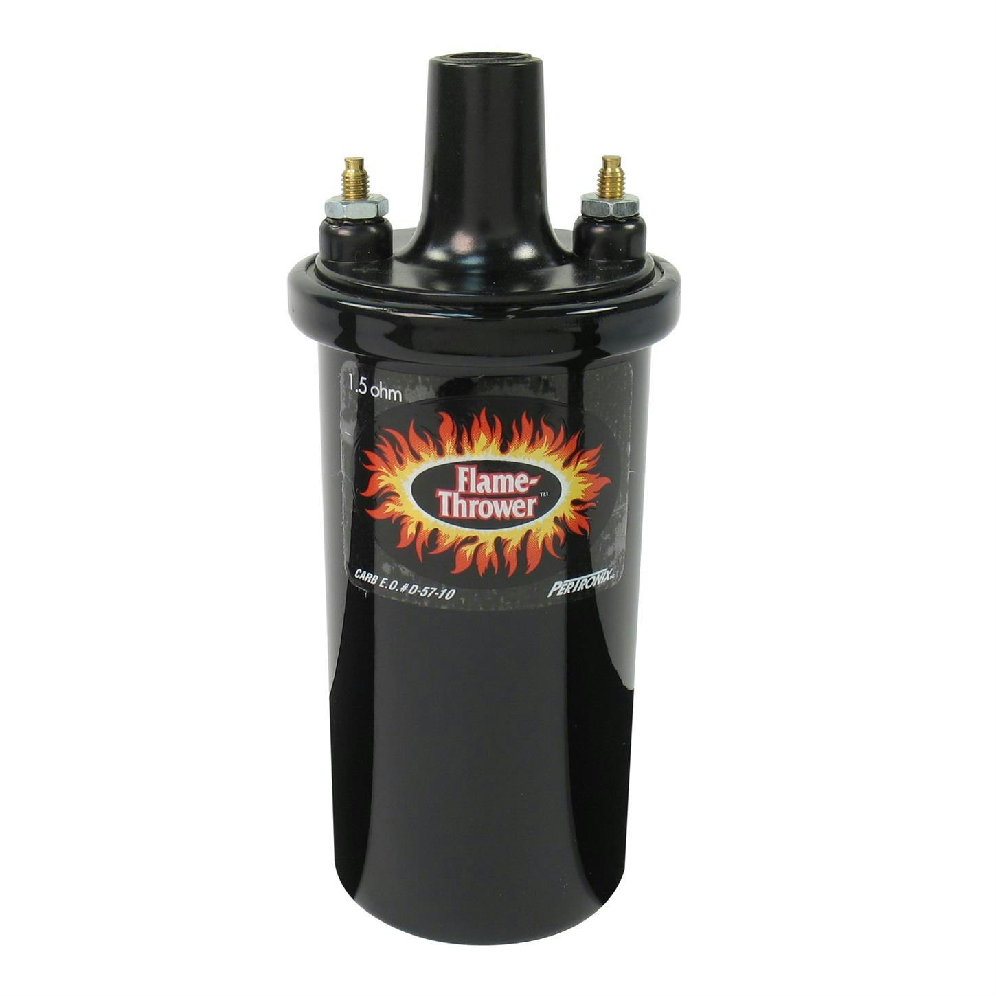 PerTronix 40111 Flame-Thrower Coil, 40,000 Volt, 1.5 Ohm, Black