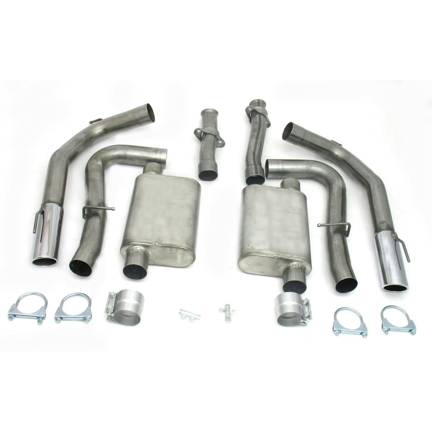 JBA 40-2625 SS Exhaust System, 99-04 Cobra