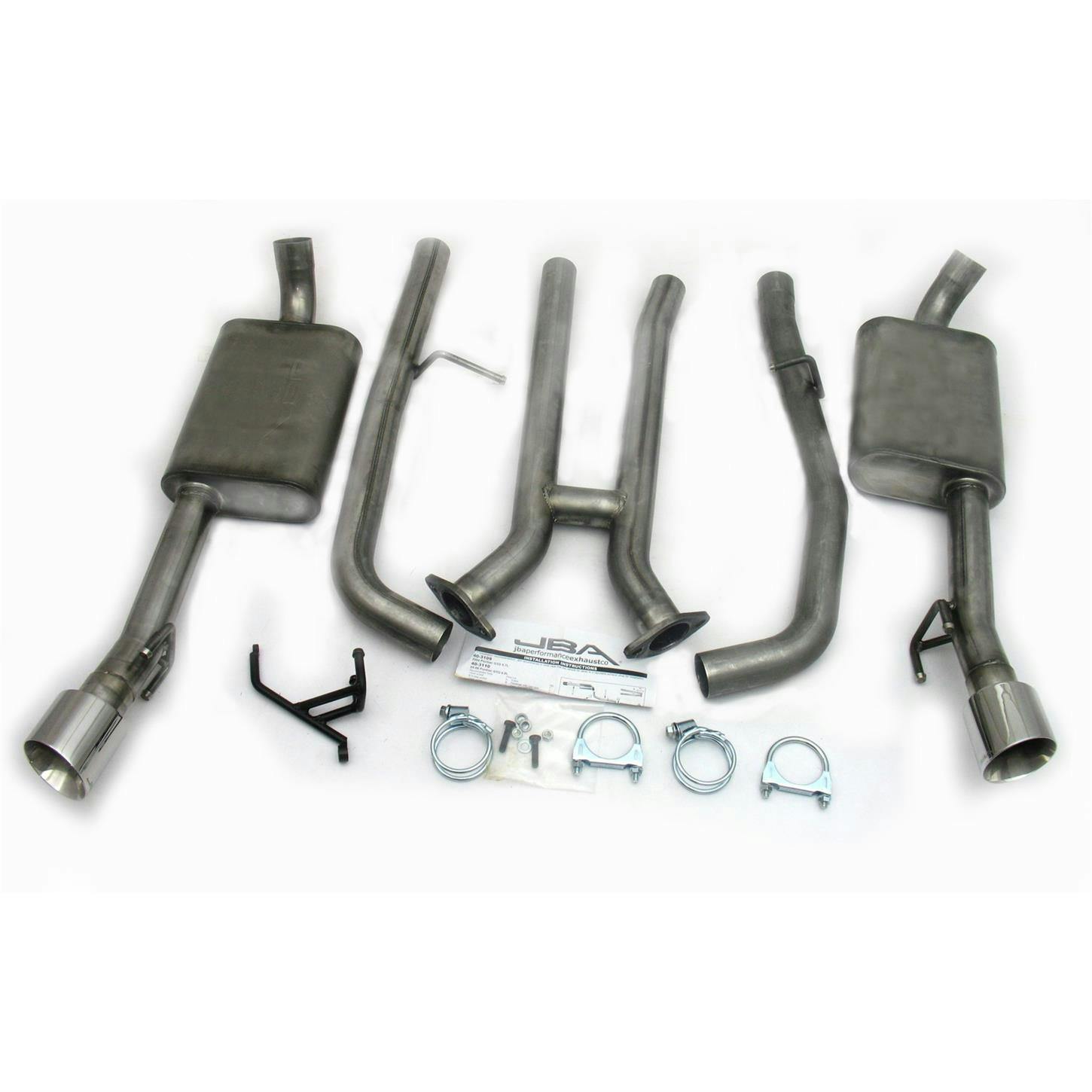 JBA 40-3109 SS Exhaust System, 04 GTO Dual Exhaust