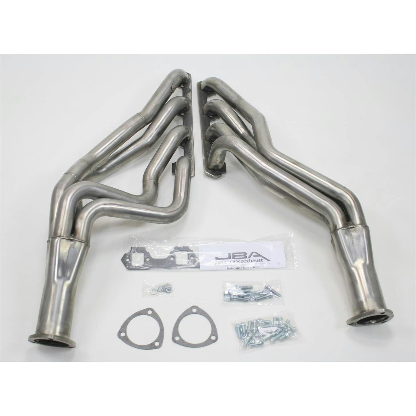 JBA 6610S Long Tube Header, SS, 65-70 Mustang 302