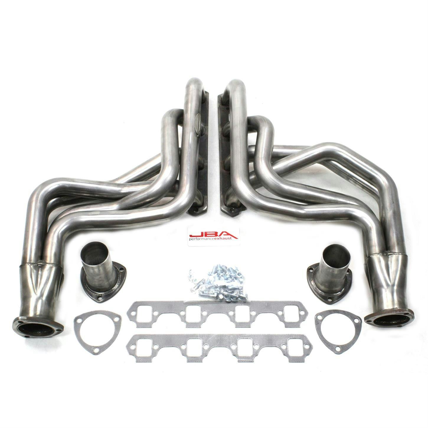 JBA 6612S Long Tube Header, SS, 62-73 Ford