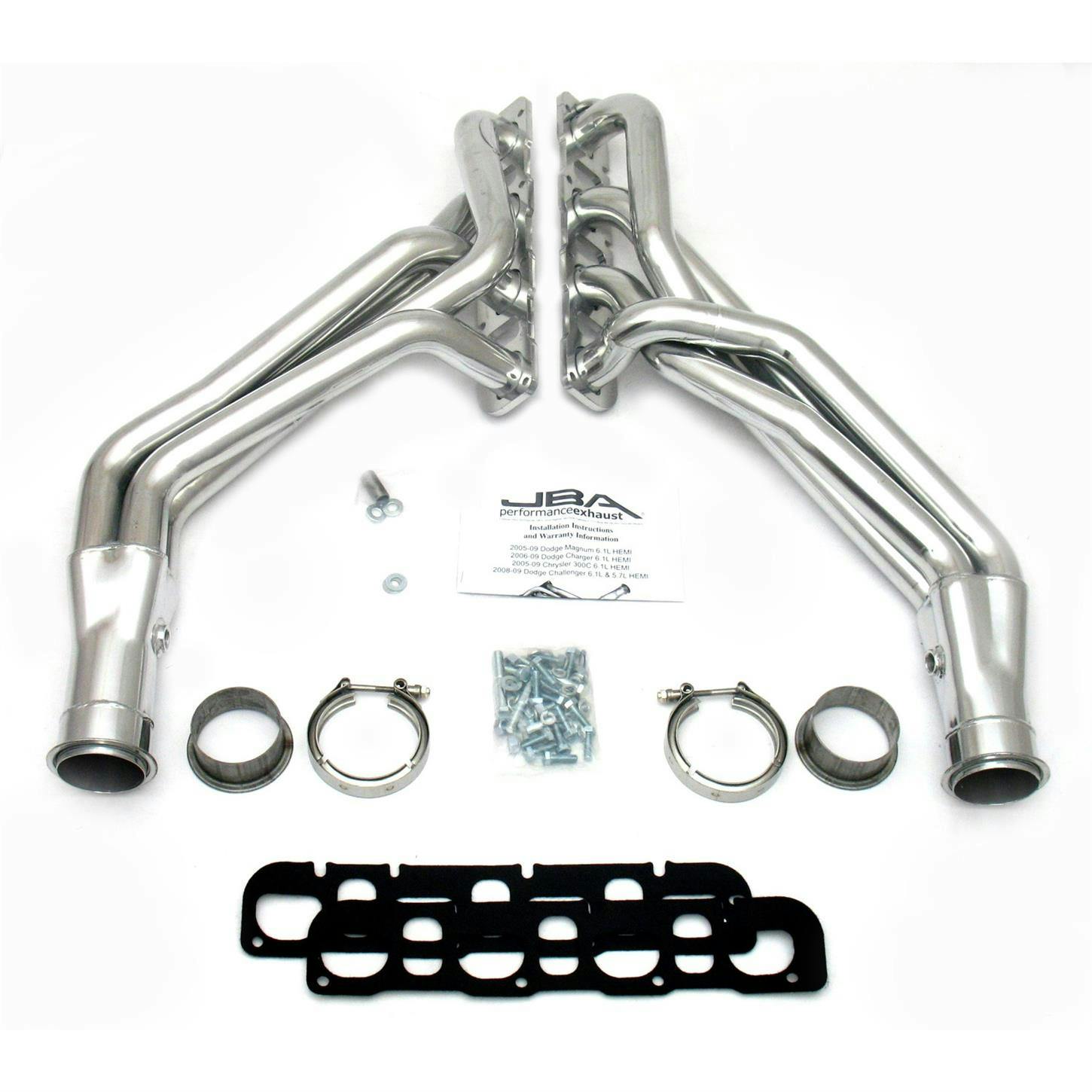 JBA 6965SJS Long Tube Header, SS, 08-14 Challenger